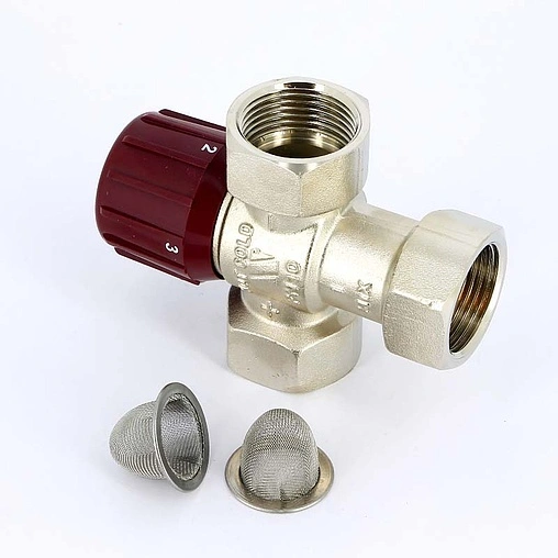 Трехходовой термостатический смесительный клапан ¾&quot; +42...+60°С Kvs 1.9 WATTS Aquamix AM62C 10017419