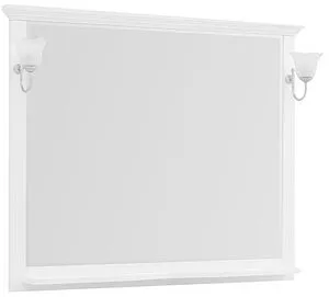 Зеркало Aquanet Лагуна 120 белый 00175303 Зеркало Aquanet Лагуна 120 белый 00175303, 1