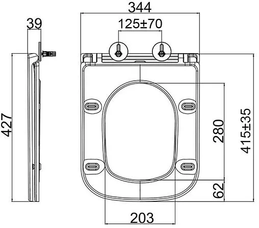 Комплект 5 в 1 Lemark Peneda Expert+Bit+ Florex White 100121423 с кнопкой Bit 9801005 хром глянцевый
