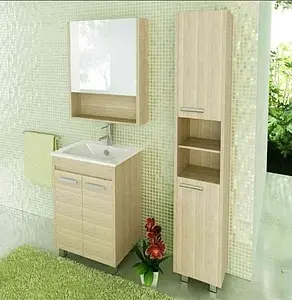 Шкаф-пенал напольный Comforty Марио 40 сосна лоредо 00003121676CF Шкаф-пенал напольный Comforty Марио 40 сосна лоредо 00003121676CF, 5