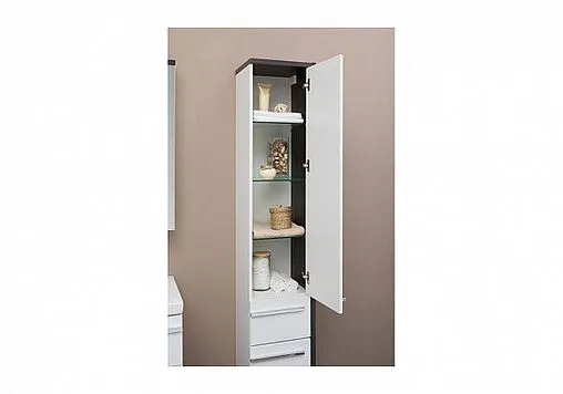 Шкаф-пенал Aquanet Фостер 35 R белый/эвкалипт мистери 00202062