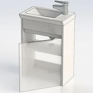 Тумба под умывальник подвесная Aquanet Дувр 45 белый 00182607 Тумба под умывальник подвесная Aquanet Дувр 45 белый 00182607, 4