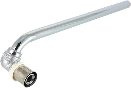 Уголок пресс радиаторный с хромированной трубкой 16мм x 15мм Valtec VTm.281.LN.001615