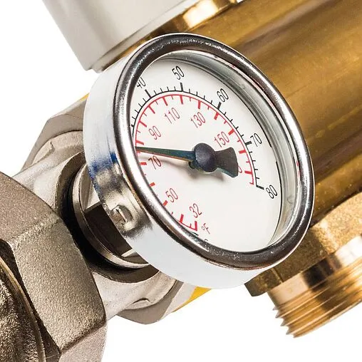 Группа коллекторная с расходомерами 10 отводов 1"в/в x ¾"ек Stout SMB 0473 000010