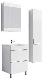 Шкаф-пенал подвесной Aqwella Brig 30 белый Br.05.03/W Шкаф-пенал подвесной Aqwella Brig 30 белый Br.05.03/W, 3