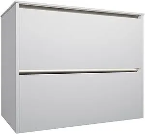 Тумба-умывальник подвесная Allen Brau Activity 80 белый/олива браш 1.34012.WM+, 4