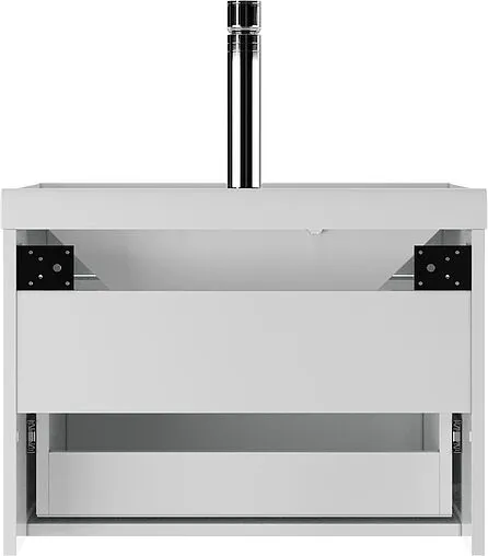 Тумба под умывальник подвесной Айсберг Bazis 60 белый DA5901T