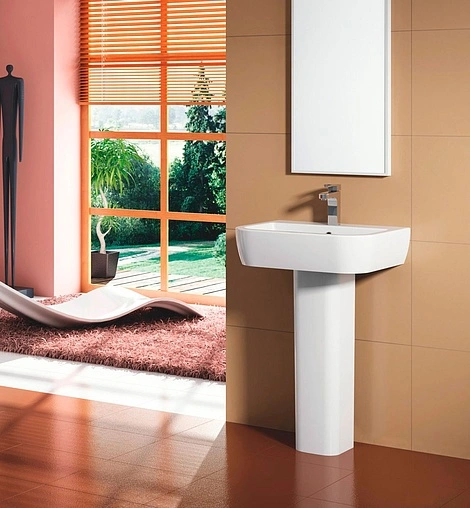 Раковина BelBagno Alpina 56 белый BB10100L