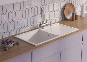 Мойка кухонная Omoikiri Sakaime 100-SA бежевый 4993886, 4