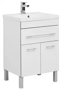 Тумба-умывальник напольная Aquanet Верона 58 белый 00182507+00158754 Тумба-умывальник напольная Aquanet Верона 58 белый 00182507+00158754, 1