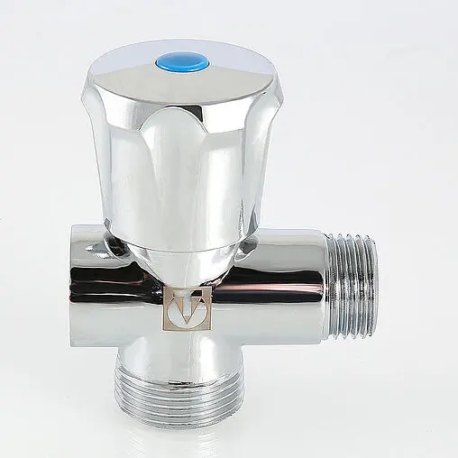 Вентиль регулирующий трехпроходной ½"н x ¾"н x ½"в хром Valtec VT.255.N.04 Вентиль регулирующий трехпроходной ½"н x ¾"н x ½"в хром Valtec VT.255.N.04