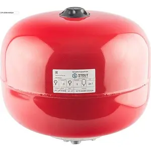 Расширительный бак Stout 24л 5 бар STH-0006-000024 Расширительный бак Stout 24л 5 бар STH-0006-000024, 1