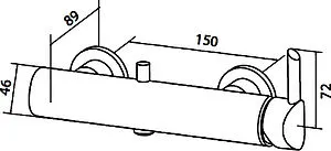 Смеситель для душа Am.Pm Awe хром F1520000 Смеситель для душа Am.Pm Awe хром F1520000, 3
