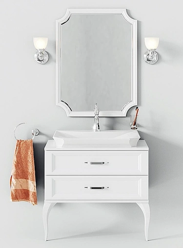 Зеркало Aqwella LaDonna 70 белый LAD0207W