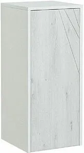 Шкаф с бельевой корзиной Aquaton Сакура 35 ольха наварра/белый 1A220703SKW80, 1