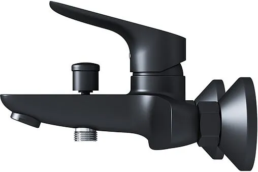 Смеситель для ванны Damixa Jupiter чёрный матовый 771000301 Смеситель для ванны Damixa Jupiter чёрный матовый 771000301