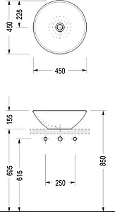 Раковина Serel 45 белый 2012 Раковина Serel 45 белый 2012, 2
