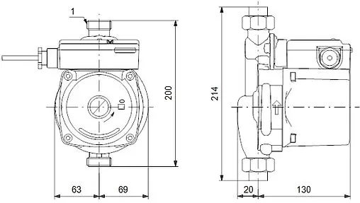 Насос для повышения давления Grundfos UPA 15-120 99553570 Насос для повышения давления Grundfos UPA 15-120 99553570