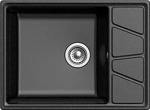 Мойка кухонная GranFest Vertex V-680L черный Мойка кухонная GranFest Vertex V-680L черный, 3