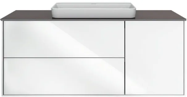 Тумба-умывальник подвесная Kerama Marazzi Plaza Modern 120 белый PLB.M.120.3\WHT+ Тумба-умывальник подвесная Kerama Marazzi Plaza Modern 120 белый PLB.M.120.3\WHT+, 1