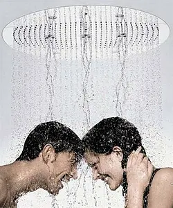 Лейка верхнего душа с подсветкой Hansgrohe Raindance Rainmaker 600 3jet хром 28404000 Лейка верхнего душа с подсветкой Hansgrohe Raindance Rainmaker 600 3jet хром 28404000, 4