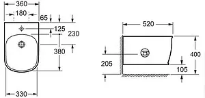Биде подвесное BelBagno Prado белый BB10150BH, 2
