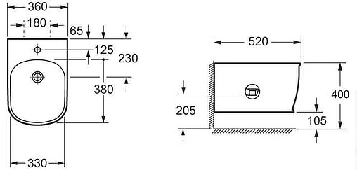 Биде подвесное BelBagno Prado белый BB10150BH