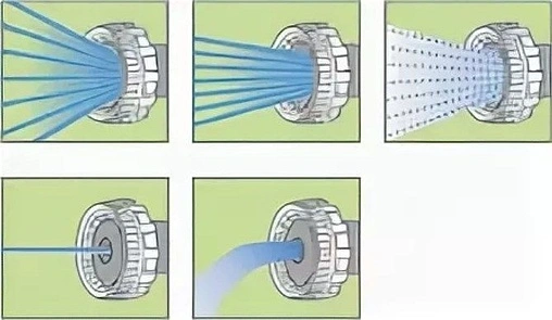 Распылитель 5-позиционный с соединителем ½&quot; и вентилем Raco Original 4255-55/421C