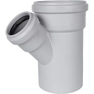 Тройник внутренний бесшумный D=110x58мм Угол 45° Stout SKB-0015-115845, 1