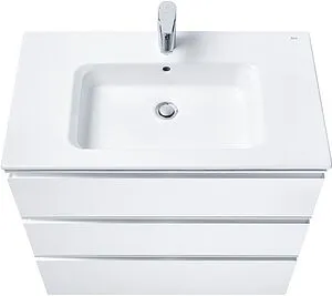 Тумба-умывальник подвесная Roca Gap 80 белый глянец A857406806+ Тумба-умывальник подвесная Roca Gap 80 белый глянец A857406806+, 5