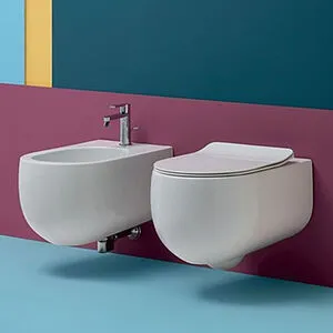 Унитаз подвесной безободковый Kerasan Flo белый 311101 Унитаз подвесной безободковый Kerasan Flo белый 311101, 4