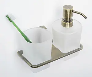 Дозатор для жидкого мыла Wasserkraft Exter бронза 5289, 2