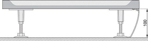 Панель для поддона Ravak Gigant pro 100x80 L XA83AL01010