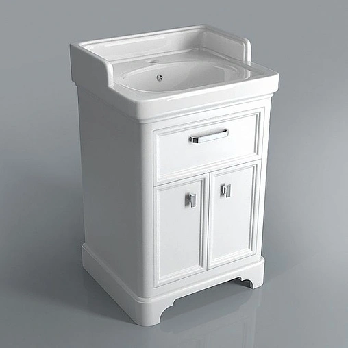 Тумба под умывальник напольная Kerama Marazzi Pompei 60 белый PO.N.60.1\WHT