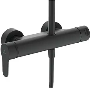 Душевая система со смесителем для ванны Ideal Standard Cerafine O чёрный матовый BC750XG Душевая система со смесителем для ванны Ideal Standard Cerafine O чёрный матовый BC750XG, 4