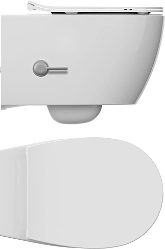 Унитаз подвесной безободковый с функцией биде и встроенным смесителем ISVEA Sentimenti Neo белый 10ARS1015I