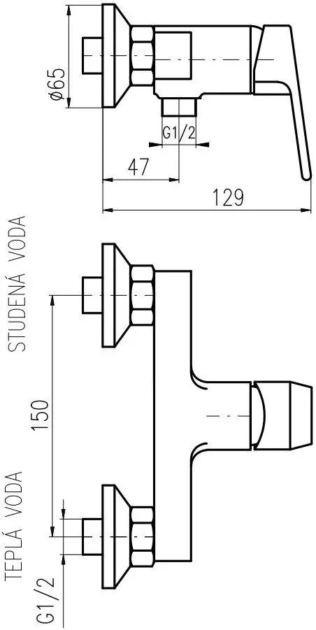 Смеситель для душа Rav Slezak Colorado хром CO181.5 Смеситель для душа Rav Slezak Colorado хром CO181.5, 2