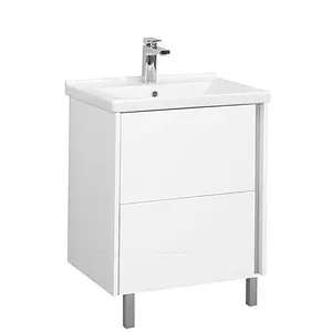 Тумба-умывальник подвесная Aquaton Стоун 60 белый 1A2314K1SX010, 4