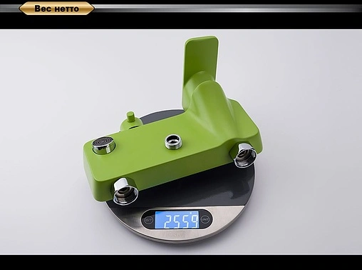 Душевая система со смесителем для ванны D&amp;K Berlin.Humboldt зелёный/хром DA1433712A02