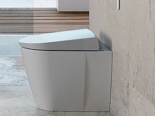 Умный унитаз-биде приставной Geberit AquaClean Sela белый 146.175.11.1