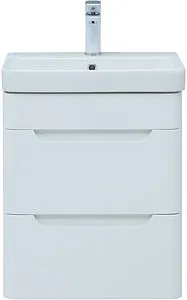 Тумба-умывальник подвесная Aquanet София 50 белый глянец 00274171+11050-KL, 5