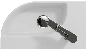 Раковина Cersanit Cameo 45 L белый 63405, 3