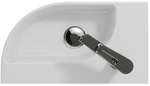 Раковина Cersanit Cameo 45 L белый 63405