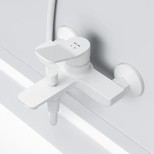 Смеситель для ванны Am.Pm X-Joy белый матовый F85A10033 Смеситель для ванны Am.Pm X-Joy белый матовый F85A10033