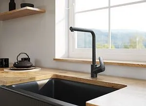 Смеситель для кухни Am.Pm Like чёрный матовый F8005022, 3