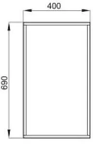 Шкаф Aquaton Интегро 40 белый матовый 1A144303IN01L, 2