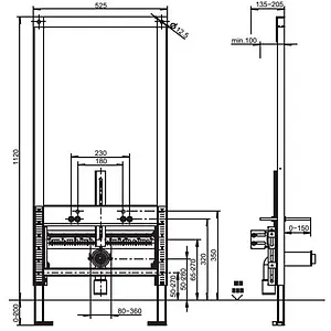 Инсталляция для биде Sanit INEO 90.676.00..T000 Инсталляция для биде Sanit INEO 90.676.00..T000, 2