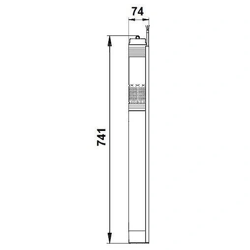 Насос скважинный центробежный 3&quot; Grundfos SQЕ 2-35 96510150