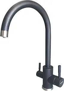 Смеситель для кухни с подключением к фильтру Ewigstein антрацит 34235169 антрацит, 1