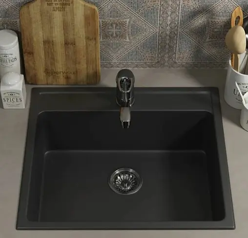 Мойка кухонная Uperwood UPD-104 уголь 391020207